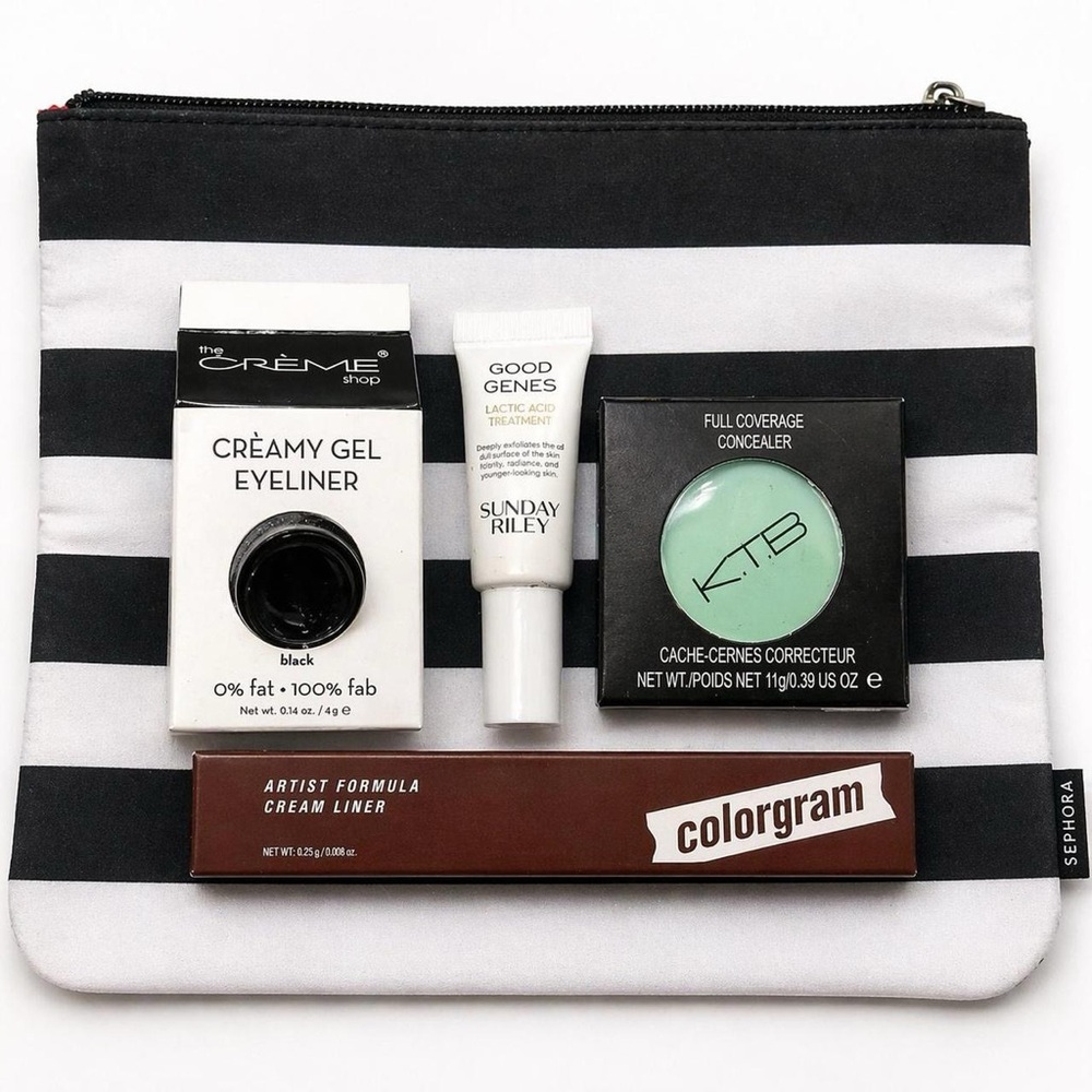 Sephora Cosmetic Bag Bundle | Sunday Riley + Makeup Minis